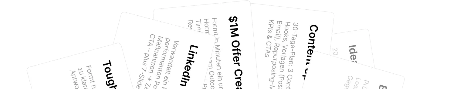 Eine Sammlung von Prompt-Vorlagen